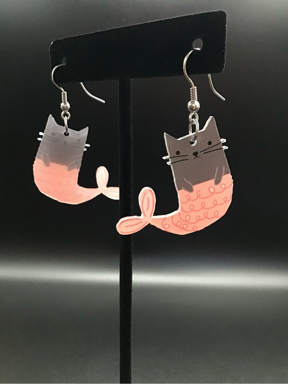 Mermaid Cats 3 Earrings